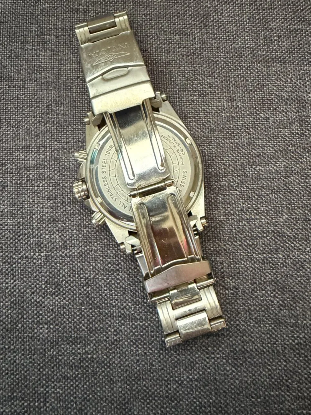 Invicta 1009 Blue Chronograph Quartz Watch